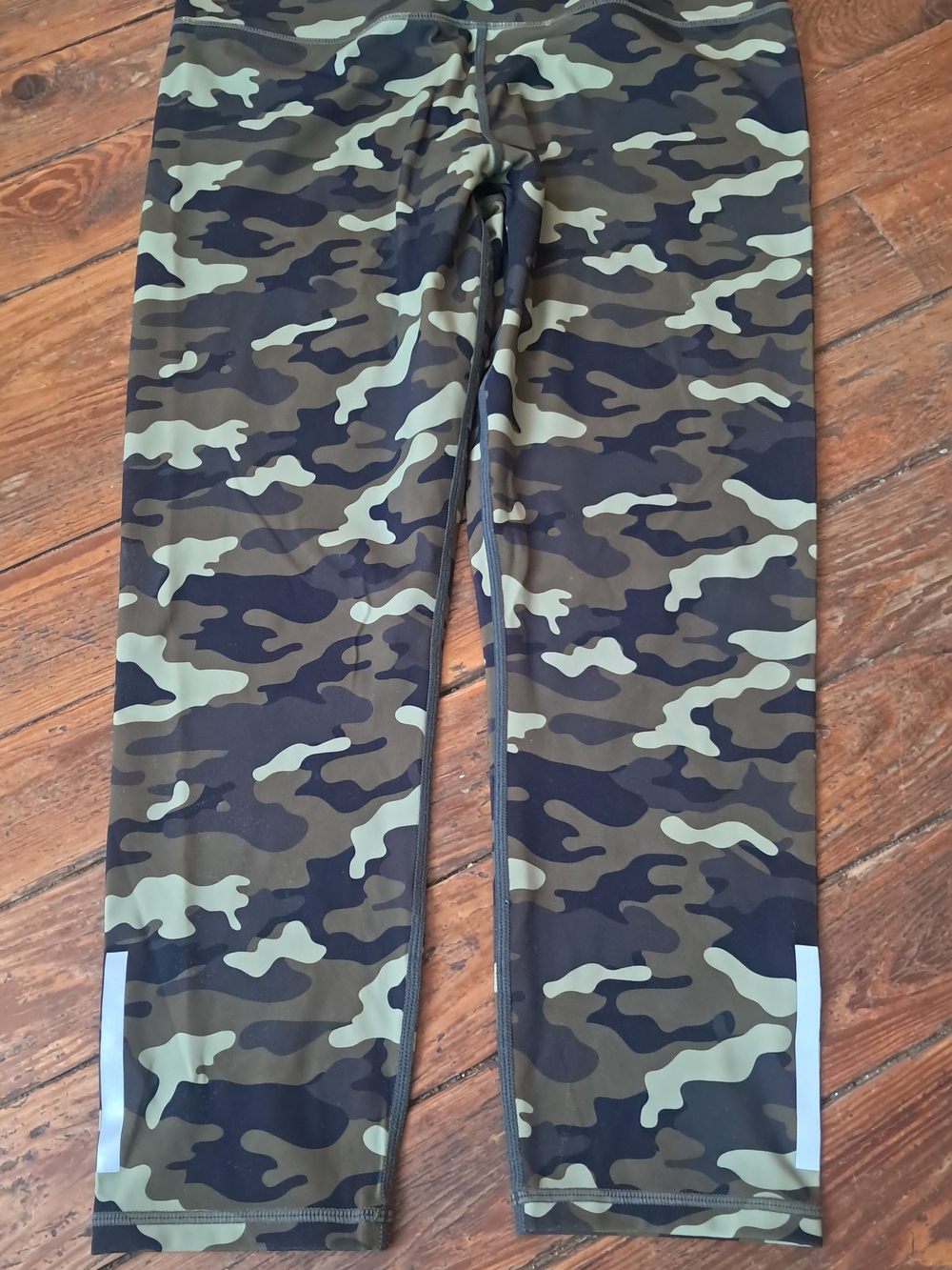 ZYIA Olive & Black Camo Performance Leggings